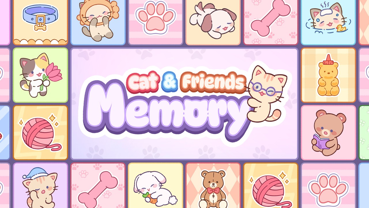Cat and Friends Memory
