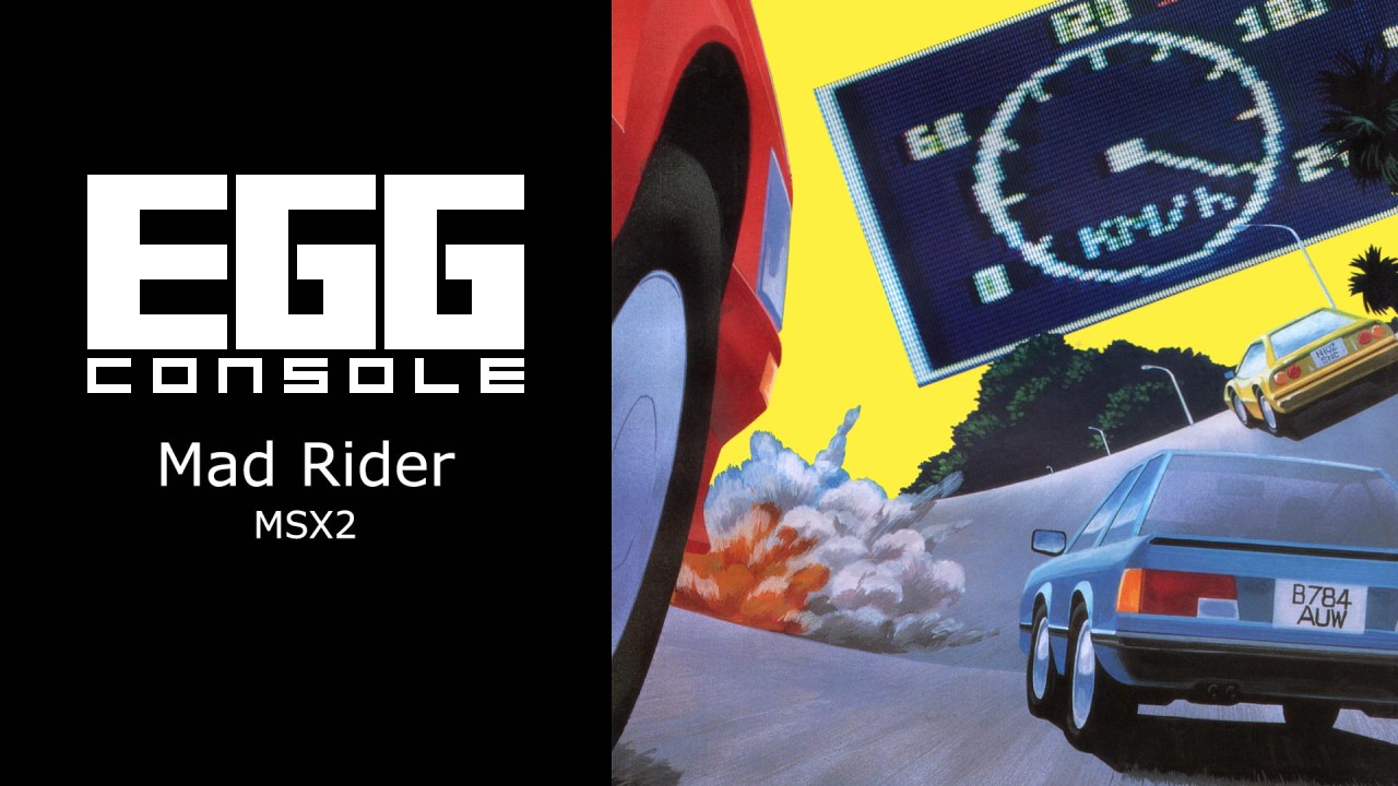 Egg Console Mad Rider MSX2