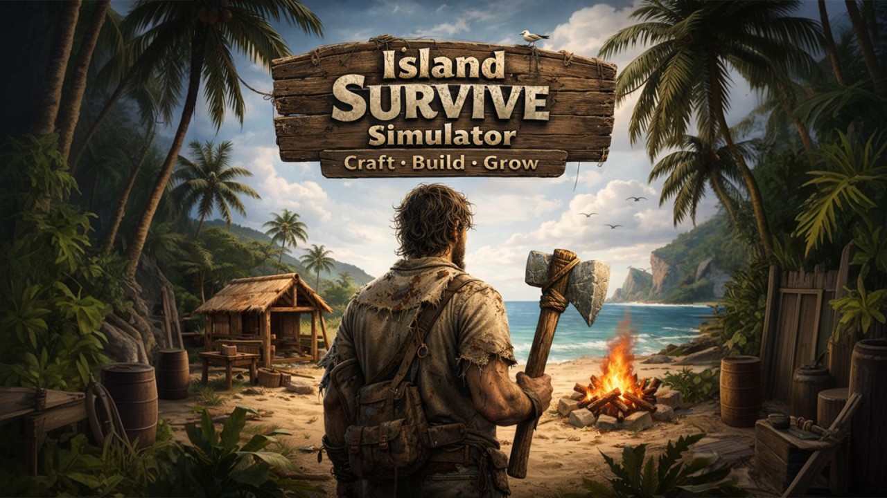 Island Survive Simulator: Craft, Build, Grow