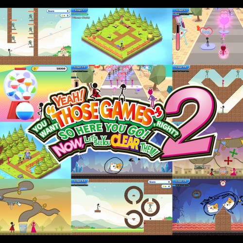 Yeah! You want those games, right? So here you go! Now, let's see you clear them! 2